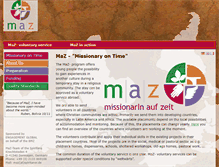 Tablet Screenshot of maz-spiritaner.de